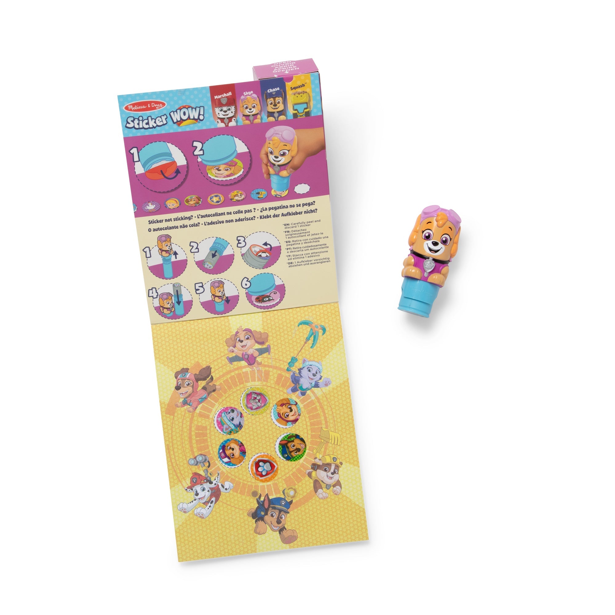 Sticker WOW!? Activity Pad & Sticker Stamper – PAW Patrol Skye
