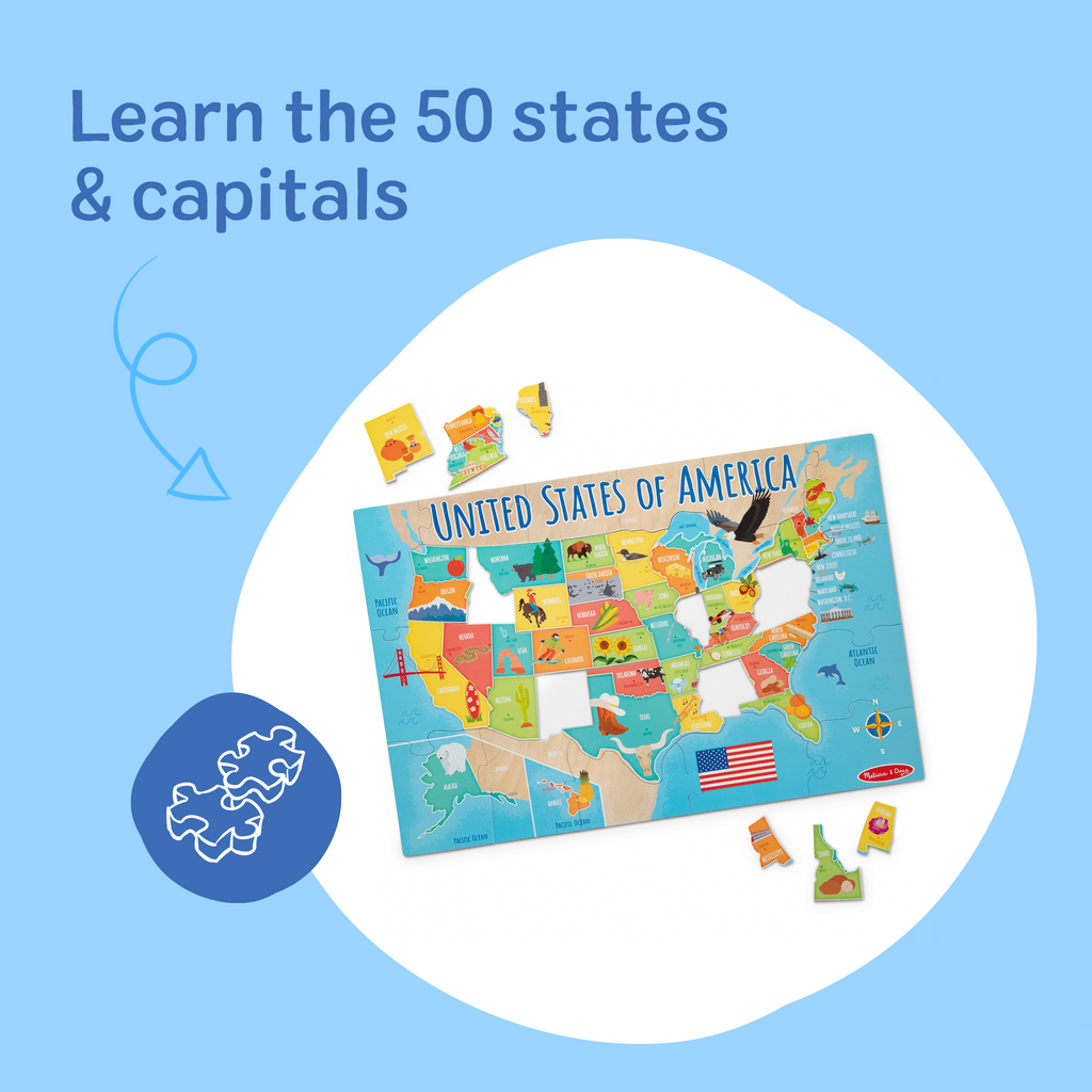Map Floor Puzzle – 51 Pieces