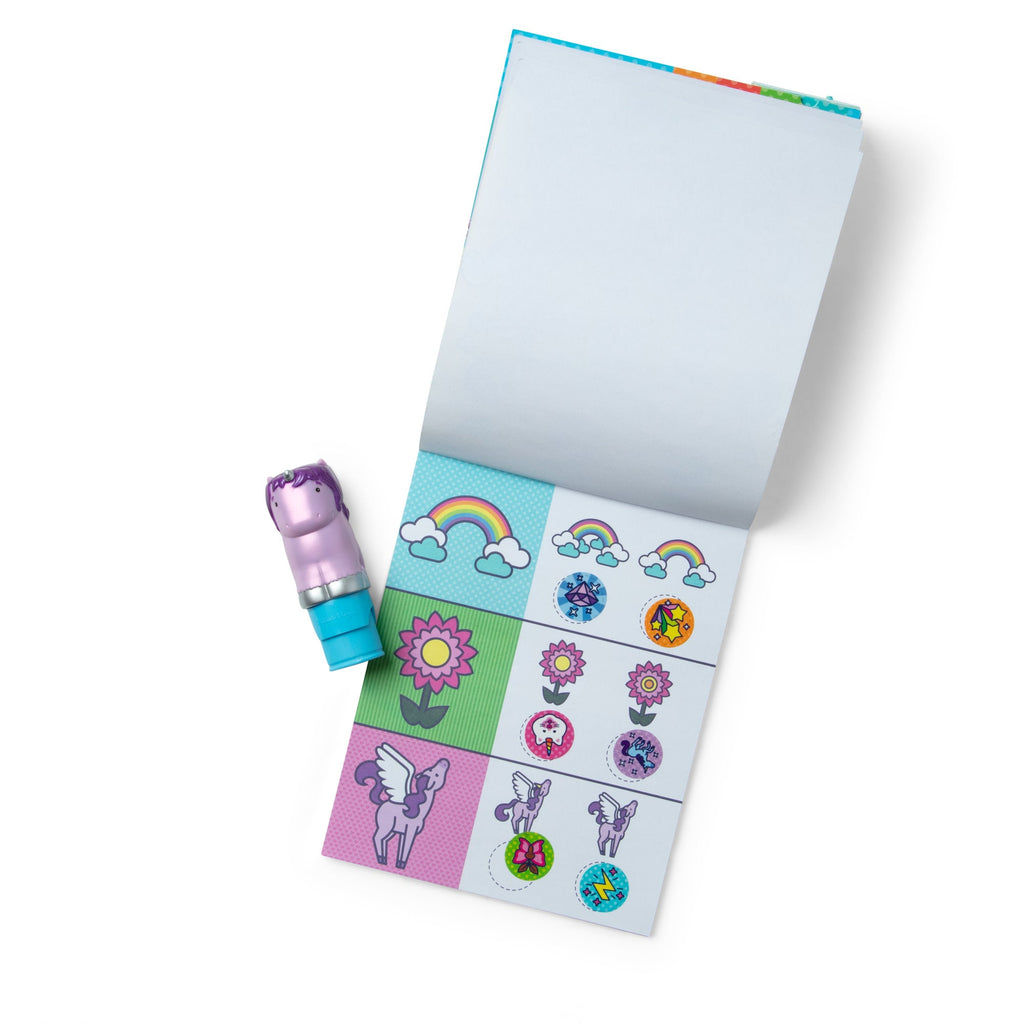 Sticker WOW!? Purple Unicorn Bundle: Activity Pad & Sticker Stamper + Mini Activity Pad and 200 Refill Stickers