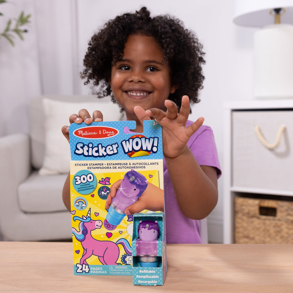 Sticker WOW!? Activity Pad & Sticker Stamper – Purple Unicorn